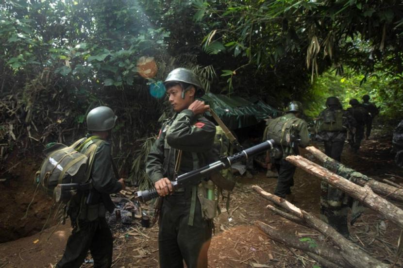 Tentara Independen Kachin di Myanmar.