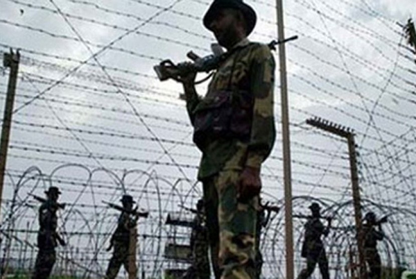 Tentara India di perbatasan
