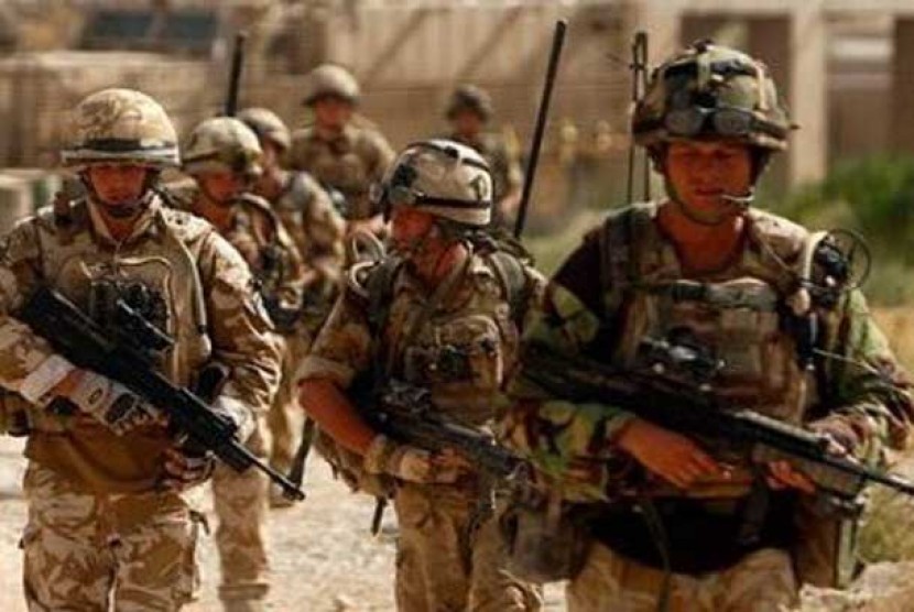 Tentara Inggris di Aghanistan (Ilustrasi)