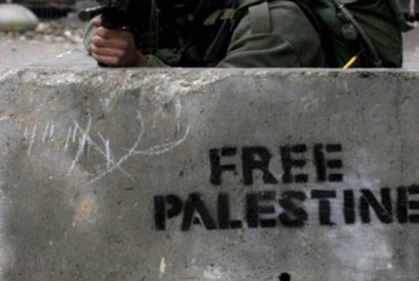 Israel meruntuhkan tempat tinggal wawrga Homsa Palestina. Tentara Israel (ilustrasi)