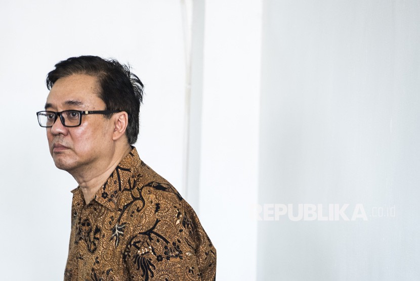 Terdakwa kasus dugaan suap Billy Sindoro bersiap menjalani sidang perdana di Pengadilan Negeri Bandung, Jawa Barat, Rabu (19/12/2018).