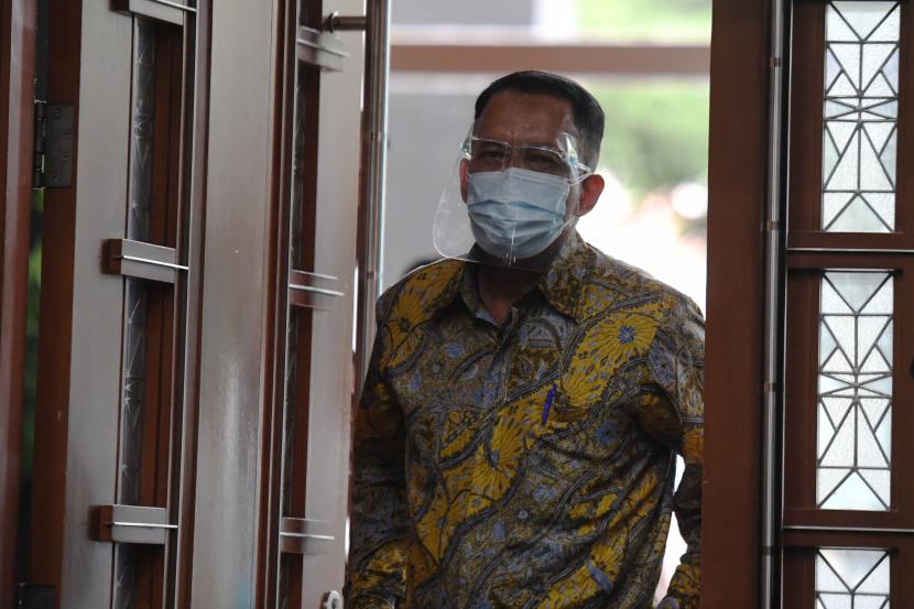 Terdakwa mantan Direktur Pemeriksaan dan Penagihan Ditjen Pajak Kemenkeu Angin Prayitno Aji 