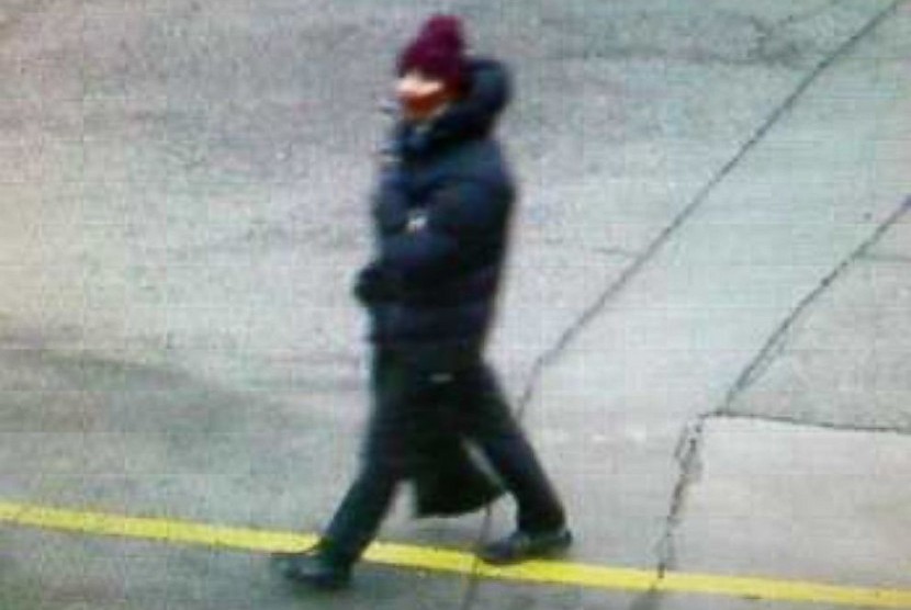 Terduga pelaku penembakan Copenhagen yang terekam CCTV,Sabtu (14/2)