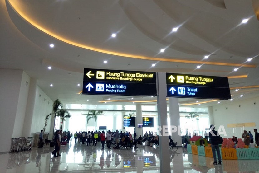 Terminal baru Bandara Syamsudin Noor Banjarmasin, Kalimantan Selatan.