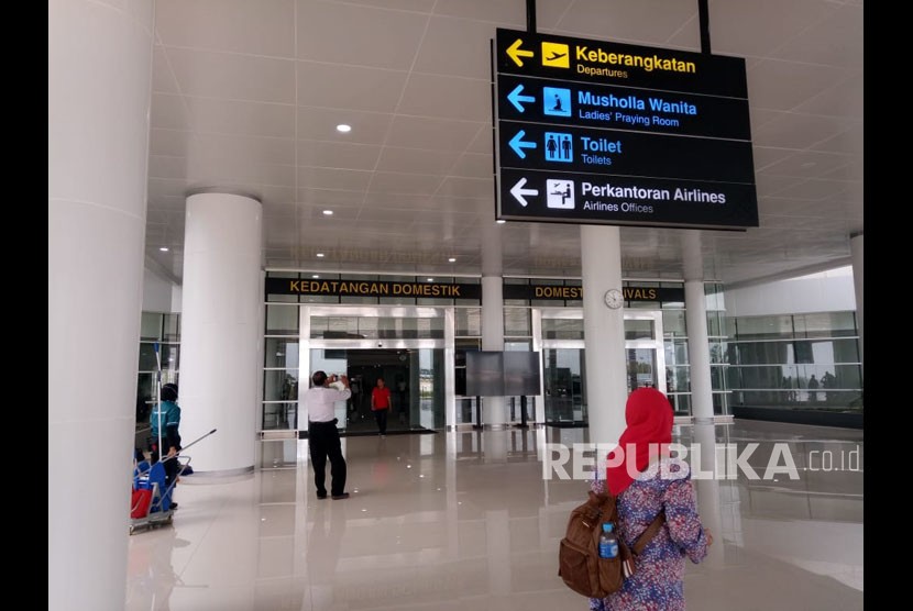 Terminal Baru Bandara Syamsudin Noor Banjarmasin, Kalimantan Selatan.