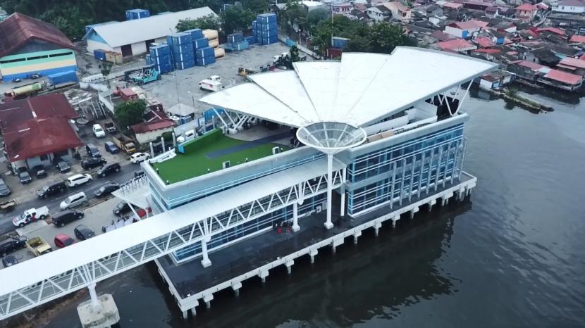 Kota Sibolga Wacanakan Umroh Menggunakan Kapal Laut. Foto: Terminal Penumpang di Pelabuhan Sibolga