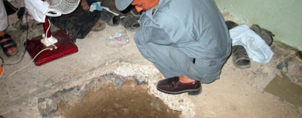 terowongan tempat para tahanan Taliban melarikan diri