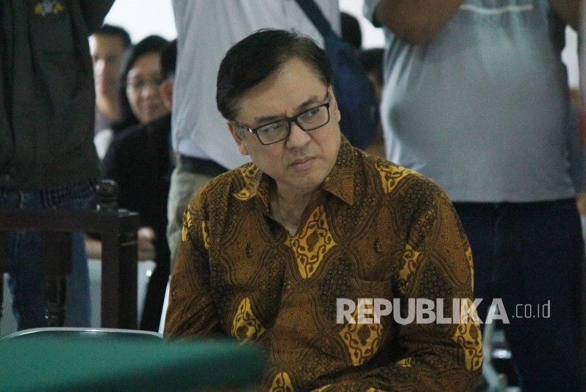 Tersangka kasus suap proyek Meikarta, Billy Sindoro dalam sidang eksepsi, di Pengadilan Tipikor, Kota Bandung, Jalan LRE Martadinata, Kota Bandung, Rabu (26/12).