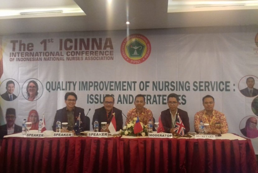 The 1st International Conferences of Indonesian National Nurses Association di Jakarta, Sabtu-Ahad (1-2/12).