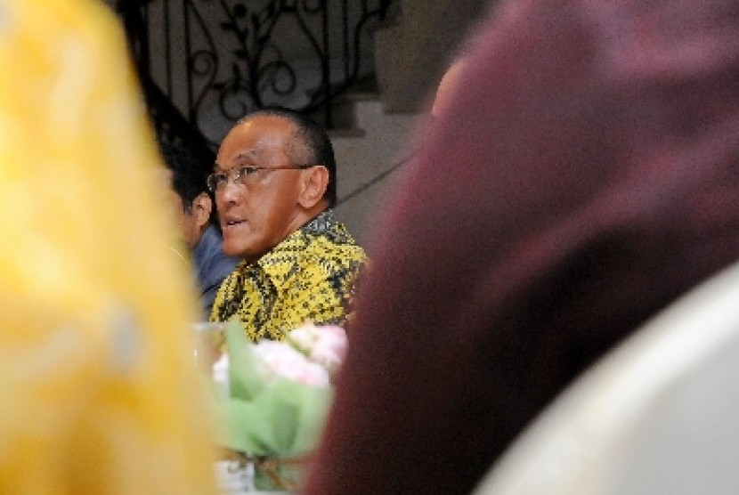 The Chairman of Golkar, Aburizal Bakrie