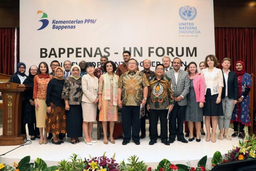 The Fifth Annual Bappenas-UN Forum on Development Cooperation di Kantor Kementerian PPN/Bappenas, Jumat (28/6).