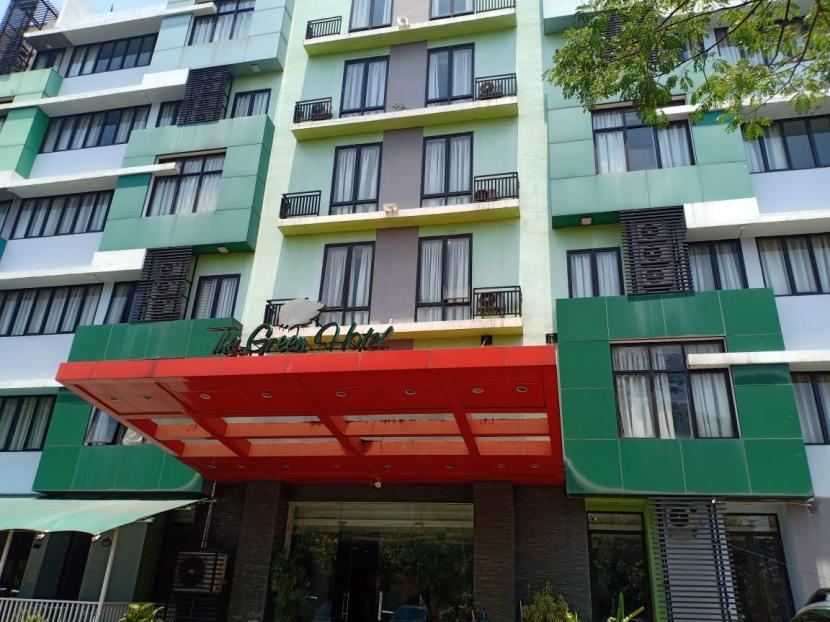 The Green Hotel yang akan digunakan oleh Pemerintah Kota (Pemkot) Bekasi sebagai tempat isolasi pasien Covid-19 tanpa gejala (OTG).