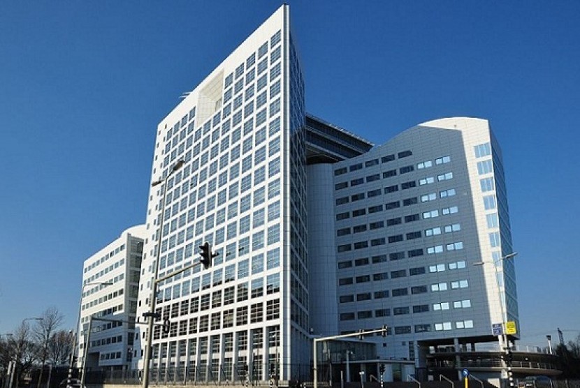 Gedung utama Pengadilan Kriminal Internasional (ICC).