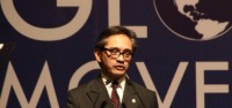 The Minister of Foreign Affairs, Marty Natalegawa, has a speech in  International Conference on the Global Movement of Moderates in Kuala Lumpur, Malaysia, Wednesday. 