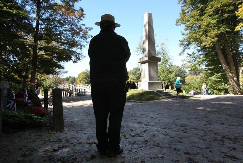 The Minute Man National Historical Park di Concord ikut terkena imbas dari penutupan sejumlah layanan pemerintah