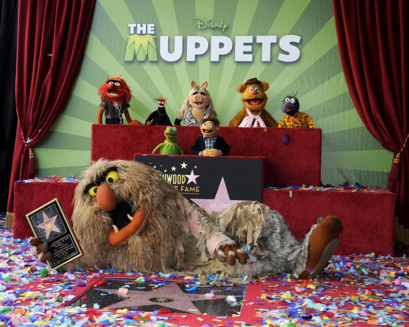 The Muppets mendapat bintang di Hollywood Walk of Fame pada 20 Maret 2012. The Muppets merupakan karakter ciptaan Jim Henson.