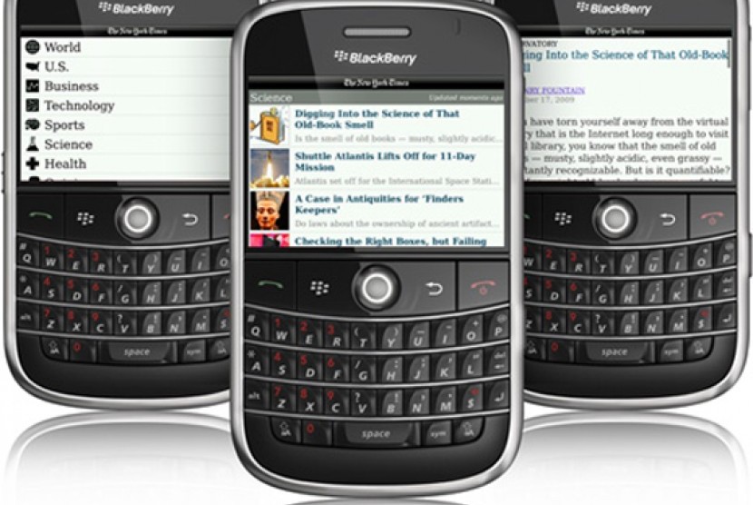 The New York Time di Blackberry