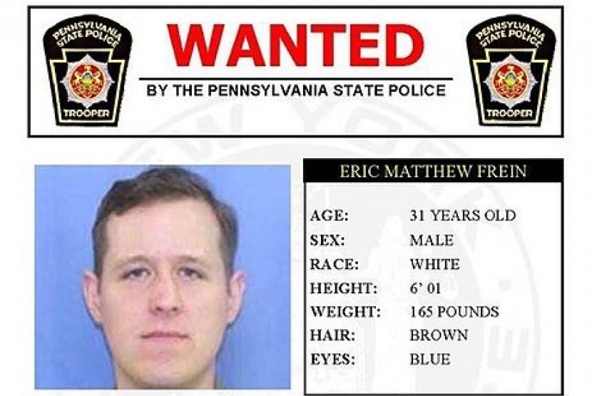 The real Eric Frein is among FBI's the most wanted persons. (file)