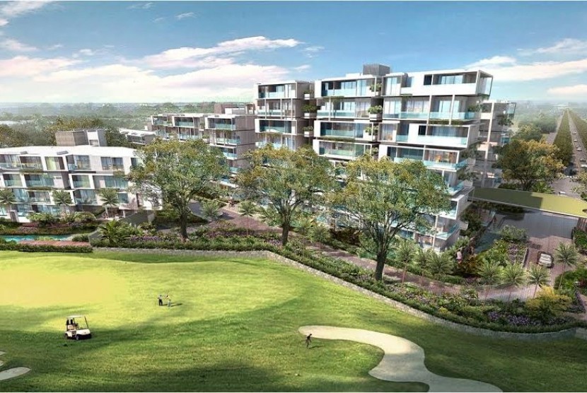  The Rosebay, pengembangan low-rise residential di Graha Famili, Surabaya. 