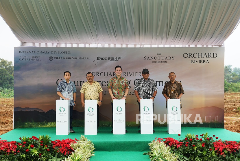 The Sanctuary Collection kembali menunjukkan komitmennya dengan menggelar acara ground breaking untuk Klaster Orchard Riviera, yang akan menjadi ikon baru gaya hidup mewah di kawasan Sentul Selatan pada Senin (9/12).