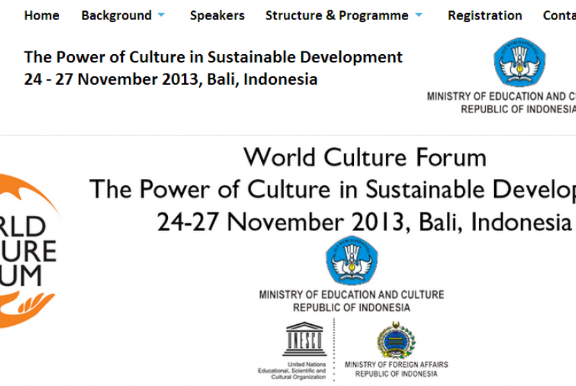 The World Culture Forum (illustration)