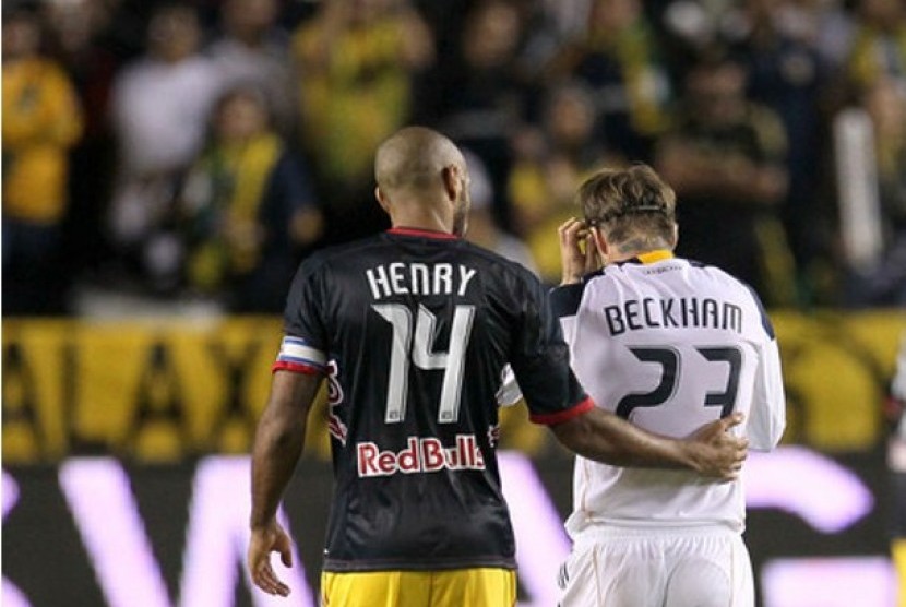 Thiery  Henry dan David Beckham di Major League Soccer, Amerika Serikat