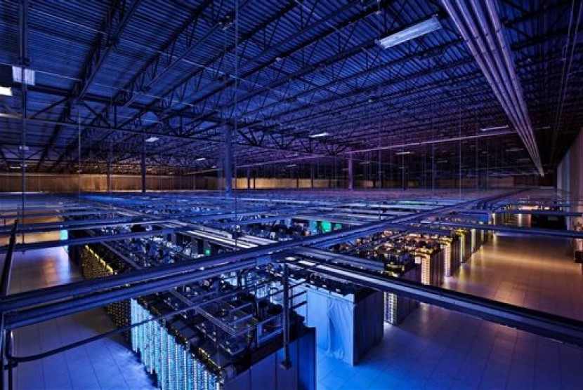 This undated photo provided by Google shows a Google data center in Hamina, Finland. (illustration)