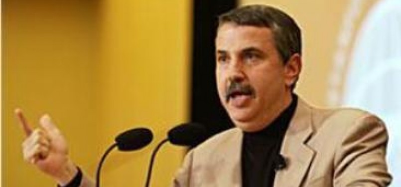 Thomas Friedman, kolumnis New York Times, pemenangan tiga kali penghargaan Pulitzer