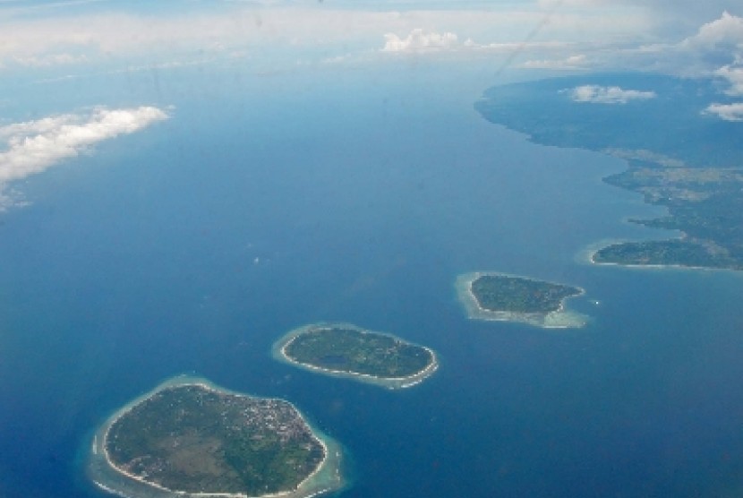 Gugusan pulau-pulau nan indah di Lombok, Nusa Tenggara Barat