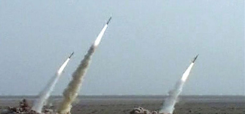 Tiga rudal diluncurkan Iran, ilustrasi