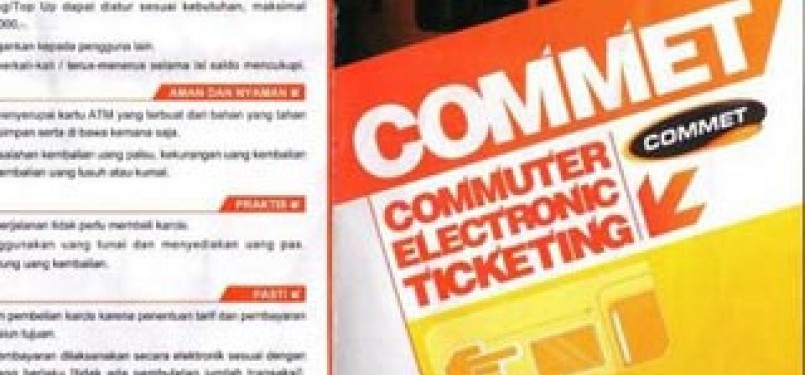 tiket elektronik KRL (ilustrasi)