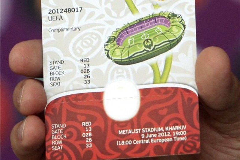 Tiket Piala Eropa 2012 