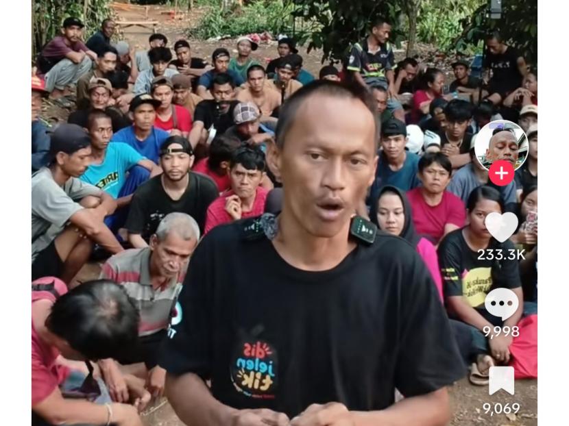 Tiktoker Sadbor. Kapolri menjadikan Gunawan Sadbor duta anti-judi online.