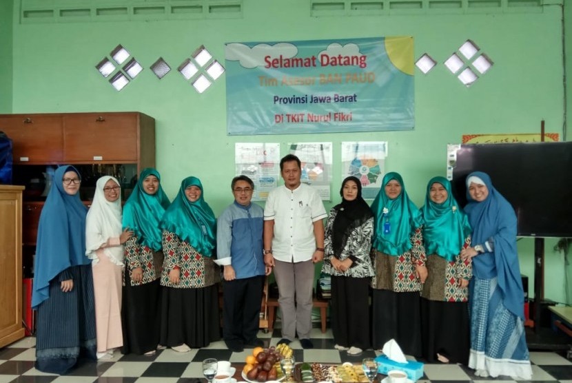 Tim asesor BAN-PAUD  Jawa Barat  melakukan visitasi ke TK Islam Terpadu Nurul Fikri Depok.