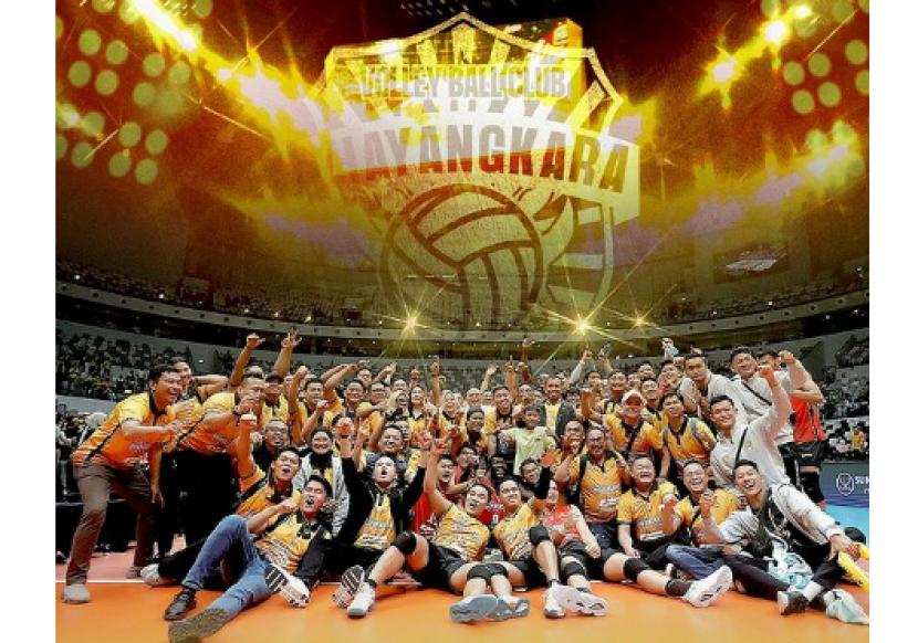 Tim bola voli putra Jakarta Bhayangkara Presisi keluar sebagai juara PLN Mobile Proliga 2024.