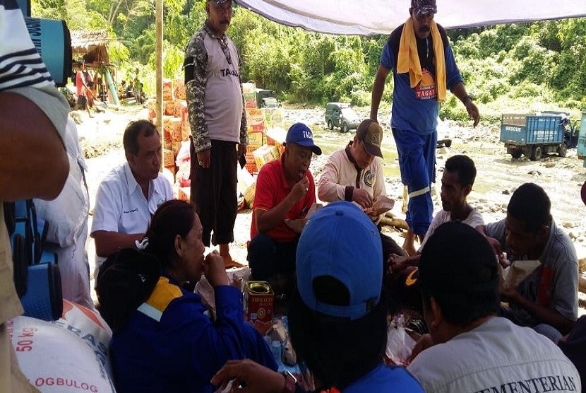 Tim dari Kementerian Sosial menuju wilayah kelaparan di Negeri Maneo Rendah, Kabupaten Maluku Tengah