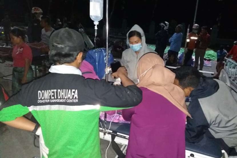 Tim Dompet Dhuafa bantu korban gempa di Lombok, NTB. 