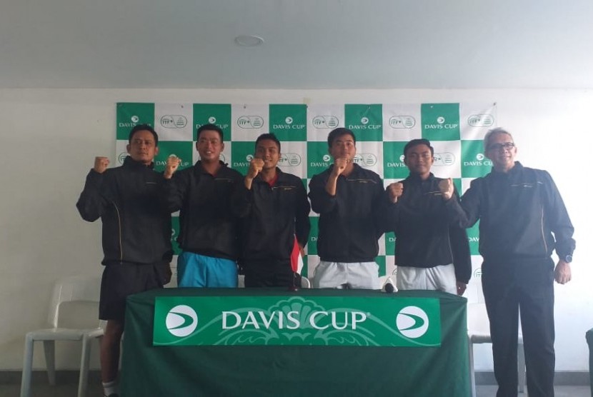 Tim Indonesia untuk Davis Cup 2019.