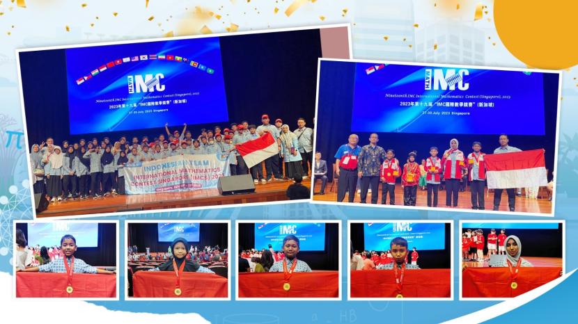 Tim Indonesia yang tergabung dalam tim Klinik Pendidikan MIPA (KPM) berhasil menorehkan tinta emas dalam ajang International Mathematics Contest Singapore (IMCS) 2023.