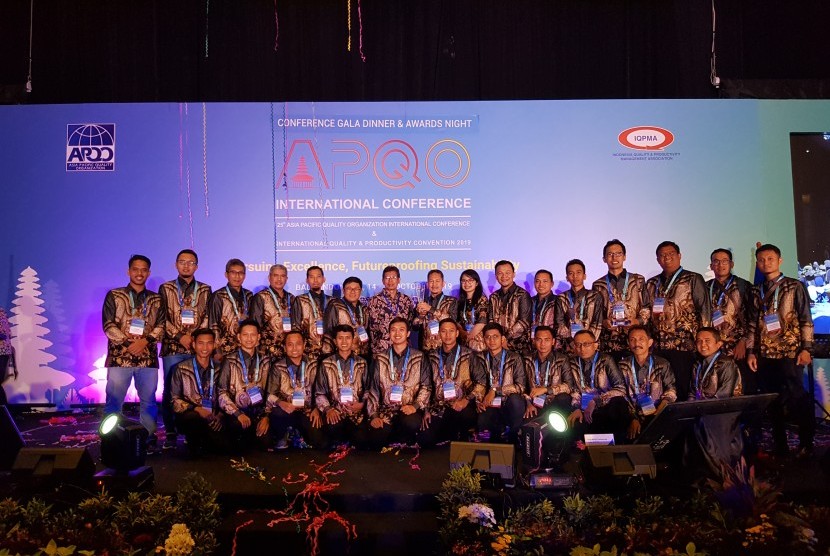 Tim inovator PT Petrokimia Gresik dalam ajang konvensi inovasi internasional '25th Asia Pasific Quality Organization (APQO)'.