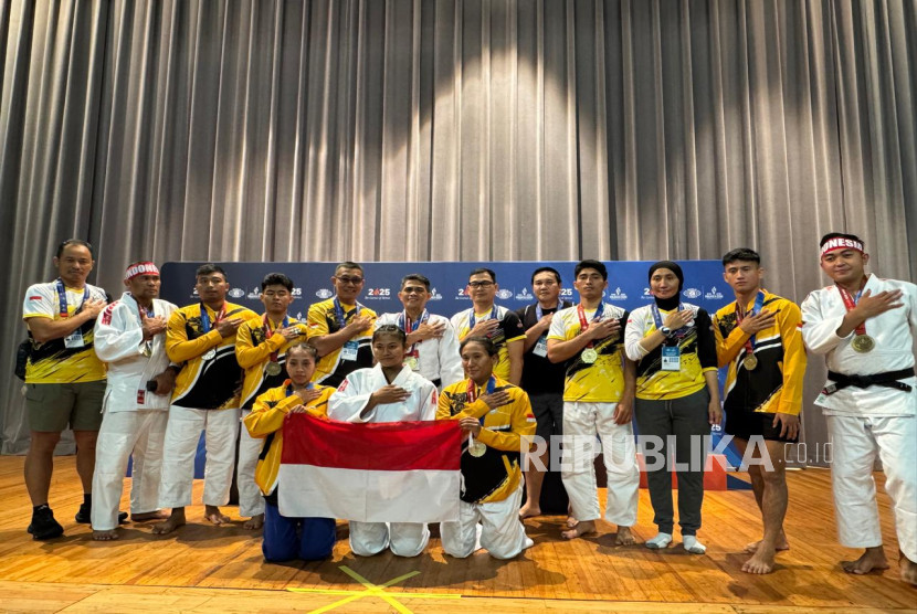 Tim judo Polri yang ikut serta dalam ajang World Police And Fire Games (WPFG) 2025 di Birmingham, Alabama, Amerika Serikat (AS). 