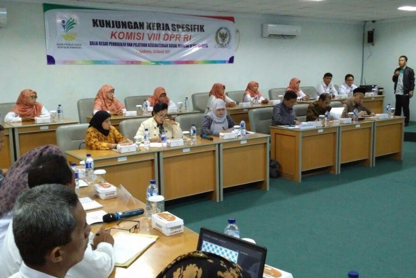 Tim Kunjungan Kerja Spesifik Komisi VIII DPR RI mengunjungi sistem pendidikan dan pelatihan kesejahteraan sosial di Yogyakarta.