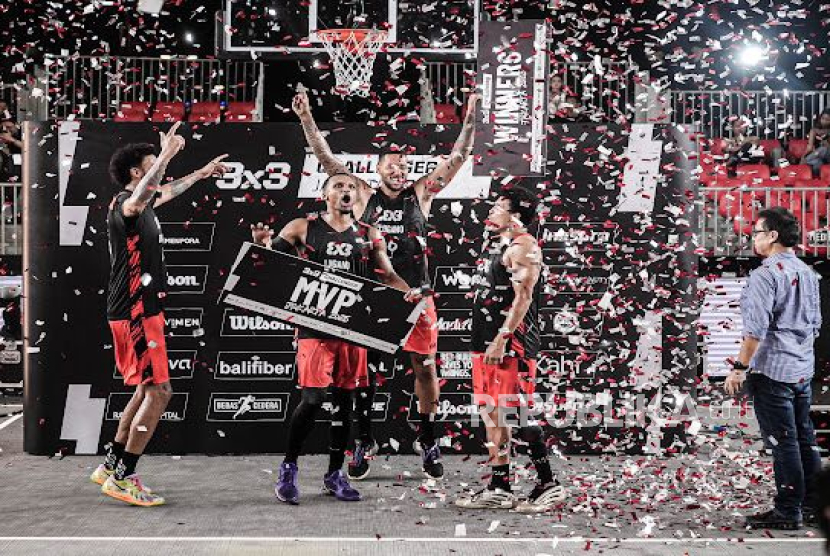 Tim Lugano mengalahkan tim unggulan asal China Hangzhou dengan skor 21-14 pada final FIBA 3x3 Challenger Jakarta 2025, Ahad (27/7/2025) malam.