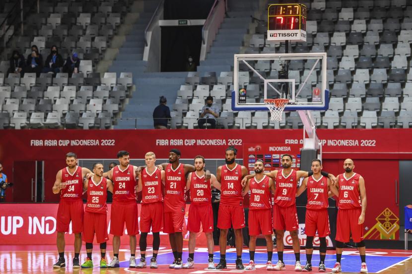 Tim nasional bola basket Lebanon di FIBA Asia Cup 2022. 