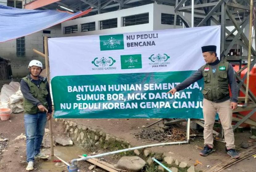 Tim NU Peduli terus istiqamah membantu warga terdampak gempa bumi Cianjur, Jawa Barat. 
