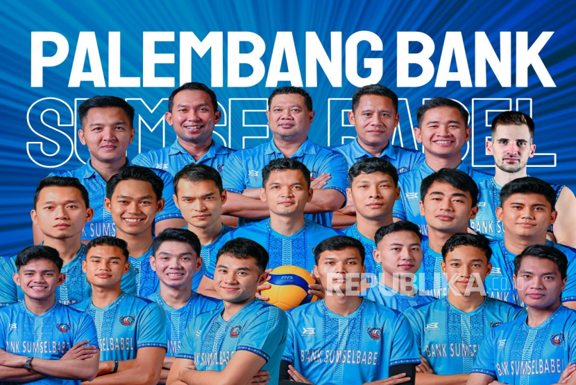 Tim Palembang Bank SumselBabel yang akan berlaga di Proliga 2025.