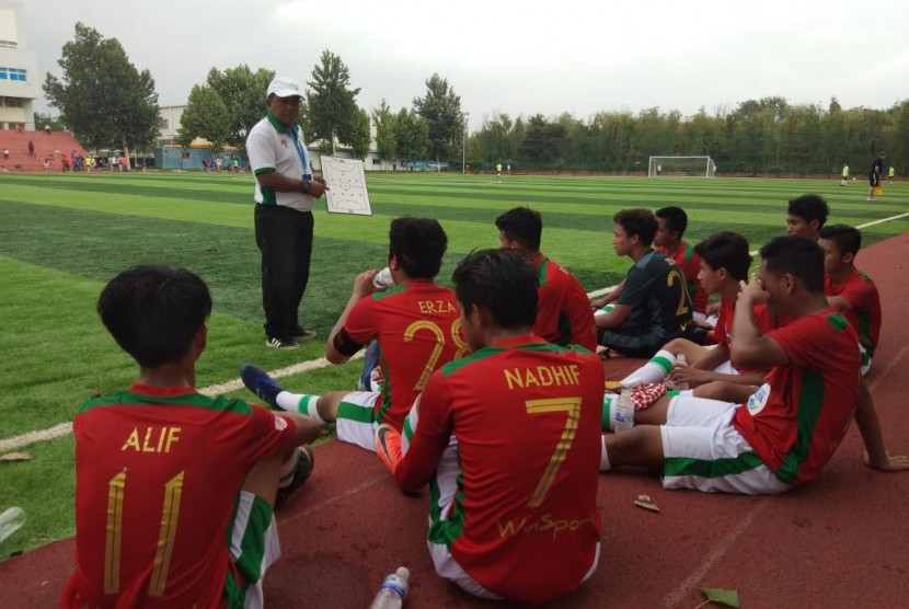 Tim Pelajar Indonesia U-16 Kemenpora RI dalam ajang Boys 16 Gothia Cup 2019 China. 