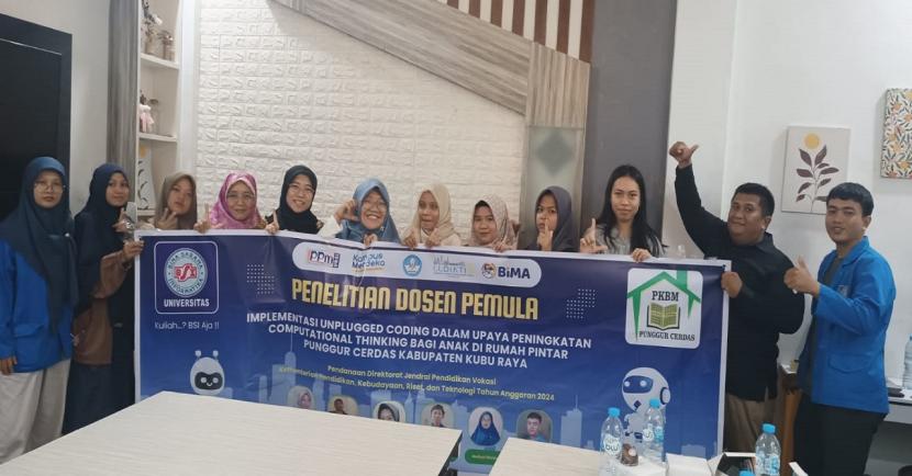 Tim Peneliti Dosen Pemula (PDP) Universitas BSI (Bina Sarana Informatika) kampus Pontianak sukses mengadakan kegiatan Forum Group Discussion (FGD) sebagai bagian dari penelitian dengan tema 