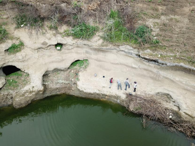 Tim peneliti ITB menemukan fosil hewan purba di kawasan Waduk Saguling, Bandung Barat.