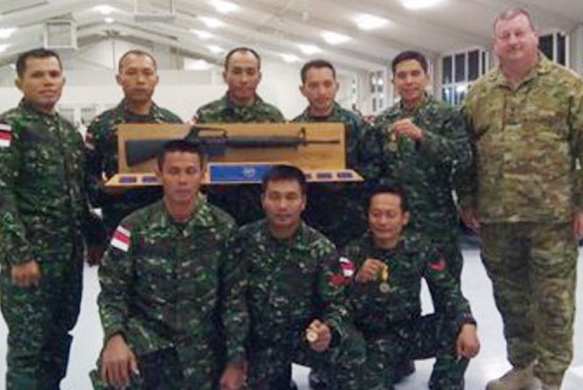 Tim penembak TNI AD di AASM 2015